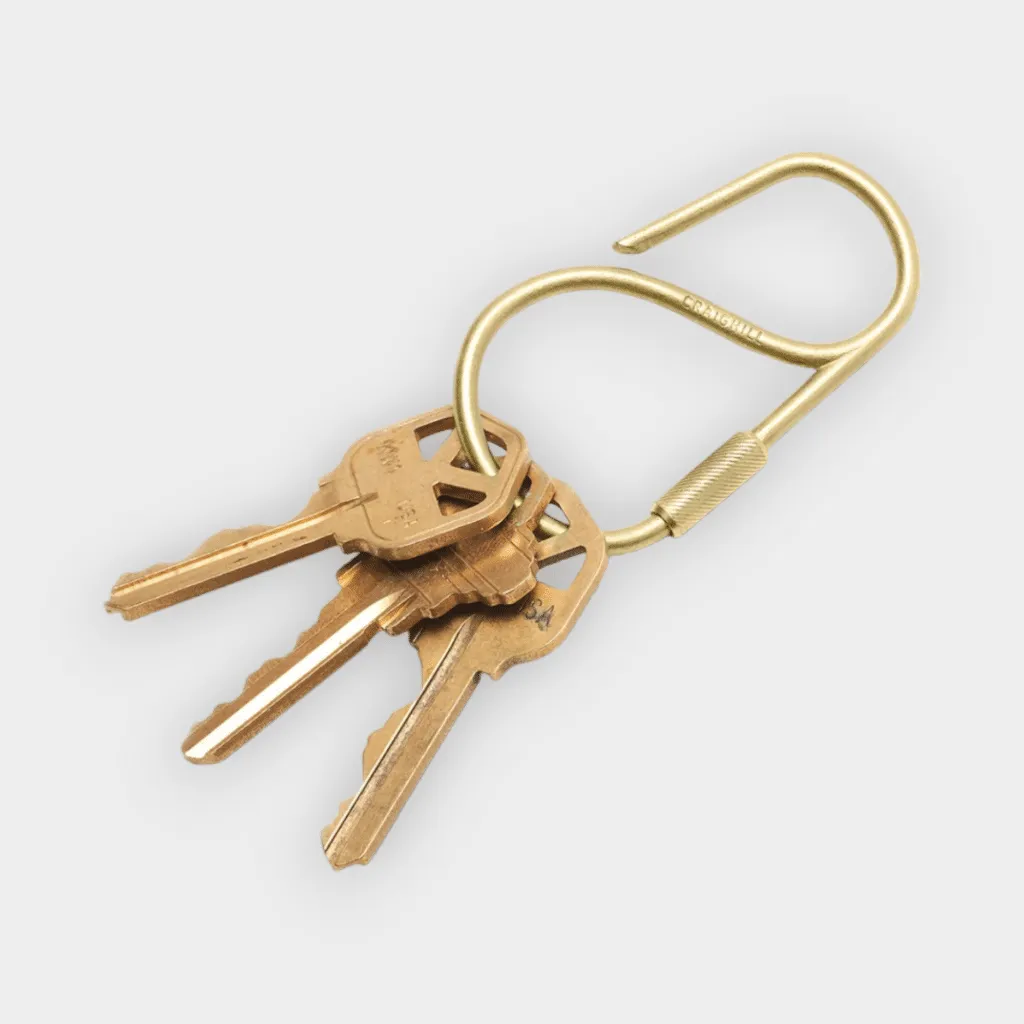 Craighill – Llavero Offset keyring brass