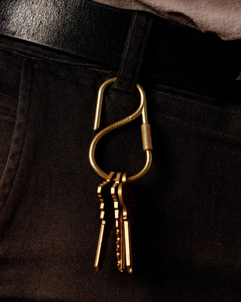 Craighill – Llavero Offset keyring brass