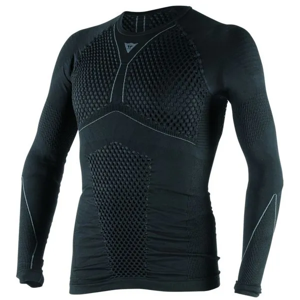 DAINESE DCORE THERMO TEE LS BLACK ANTHRACITE 