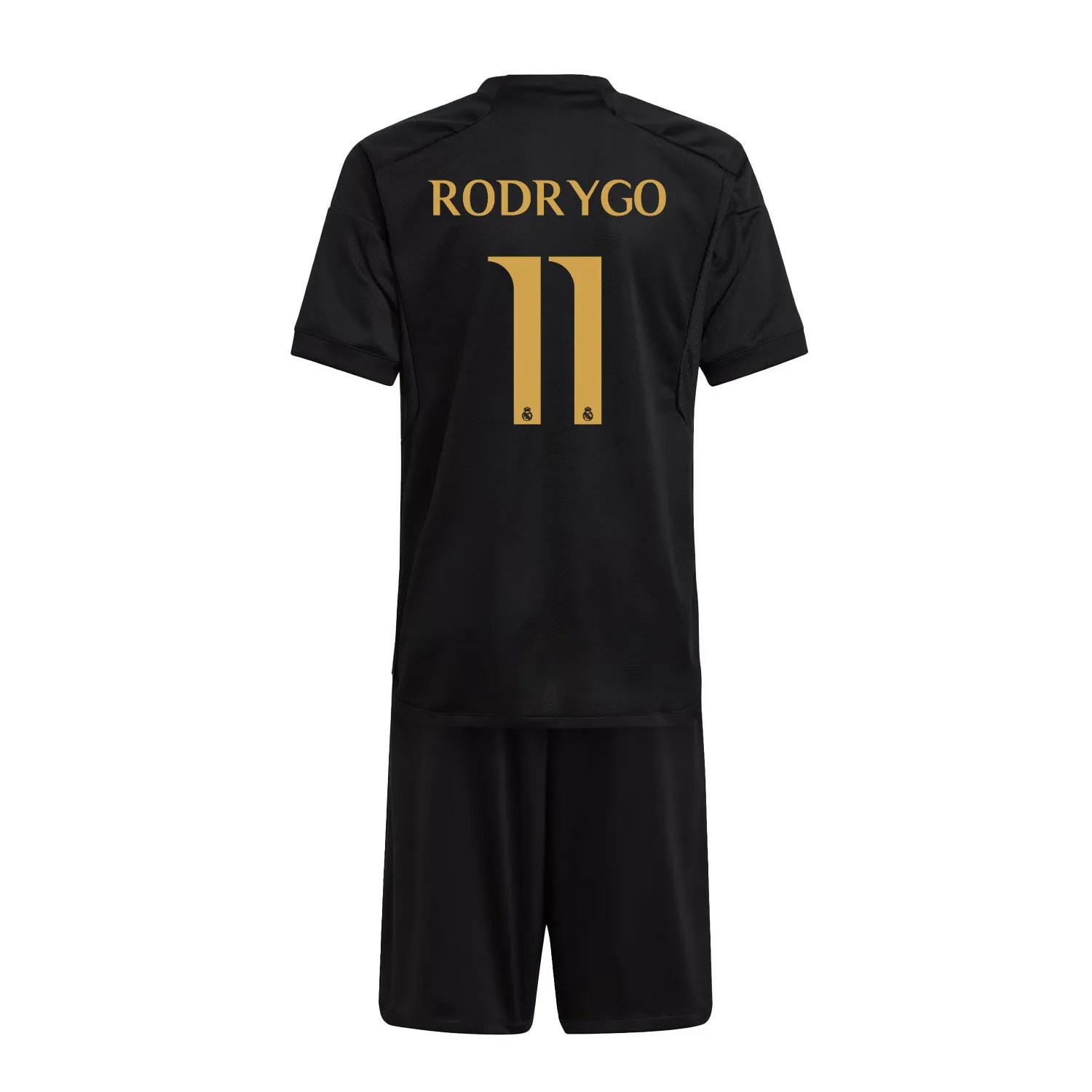 Equipación adidas 3a Real Madrid Rodrygo niño 2023 2024