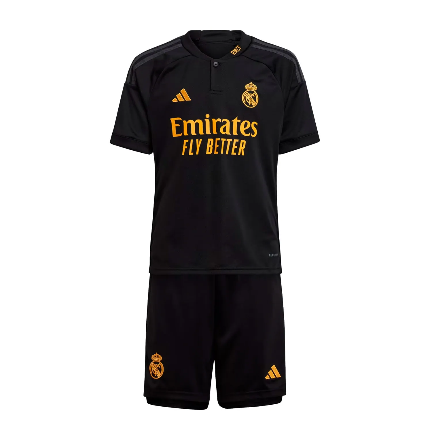 Equipación adidas 3a Real Madrid Rodrygo niño 2023 2024