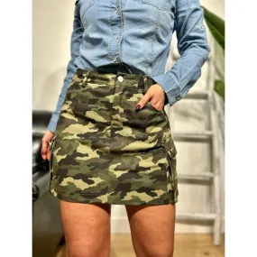 Falda Cargo Camuflaje MALLOCK Khaki