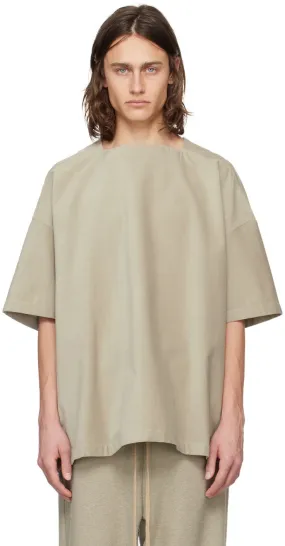 Fear of God Green Square Neck T-Shirt