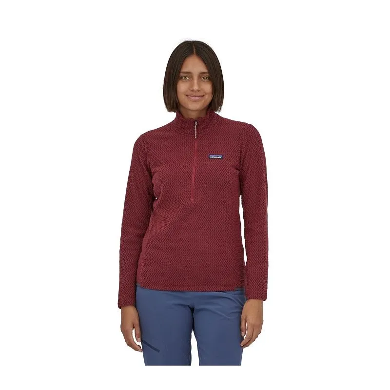 Forro polar Patagonia R1 Air Zip Neck (Sequoia Red) Mujer