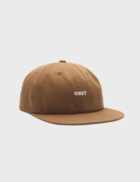 Gorra Obey Bold Twill 6 Panel BrownSugar