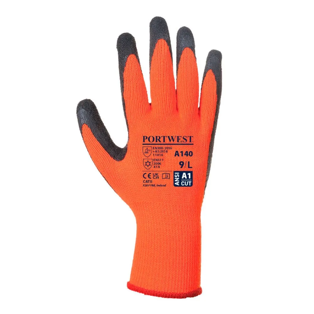 Guante Thermal Grip Naranja (1 par)