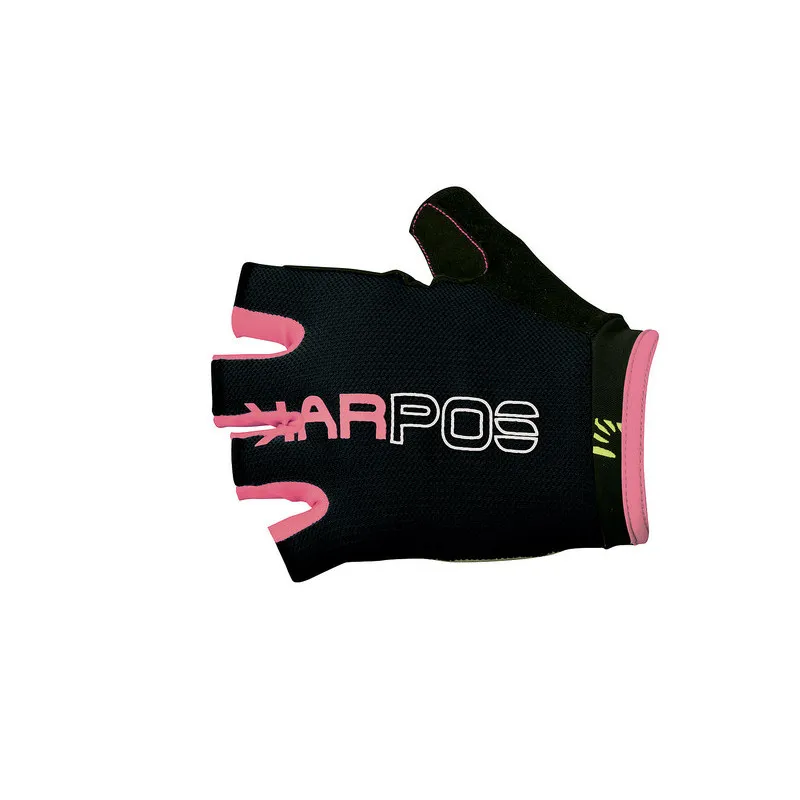 Guantes de mujer Karpos Rapid 1/2 Fingers (Pink Fluo/negro)