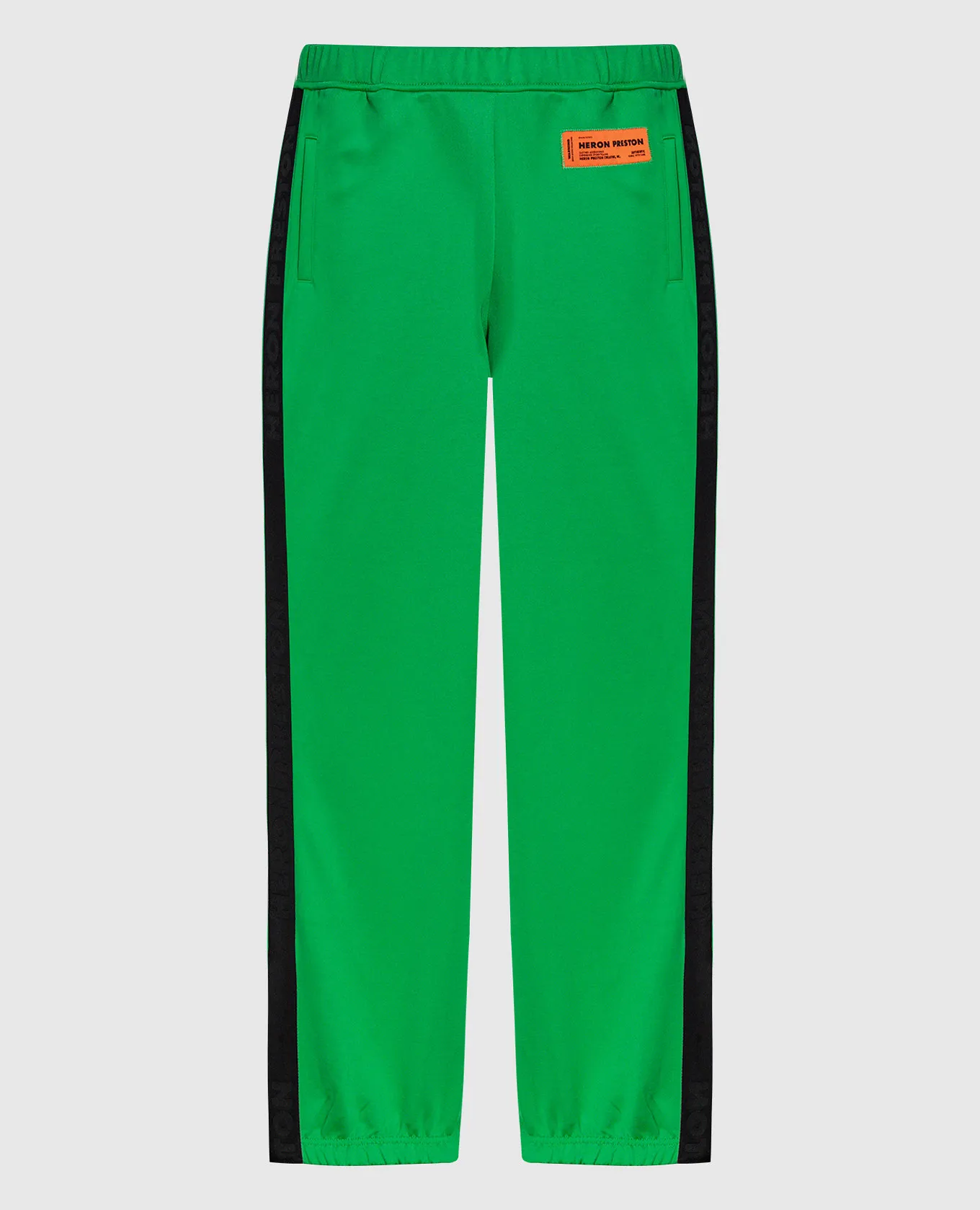 Heron Preston Green logo sweatpants