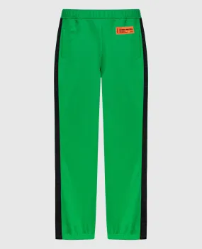 Heron Preston Green logo sweatpants