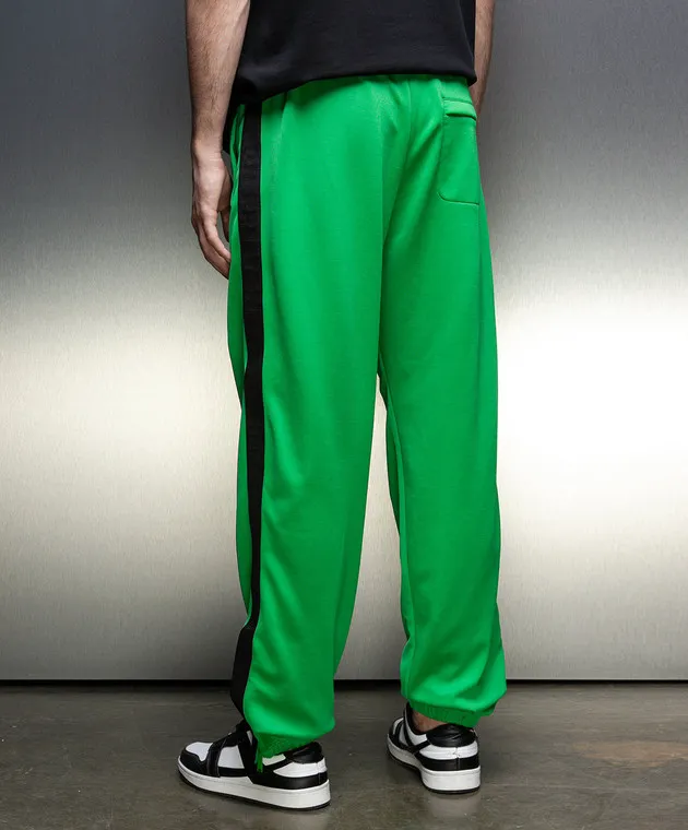 Heron Preston Green logo sweatpants