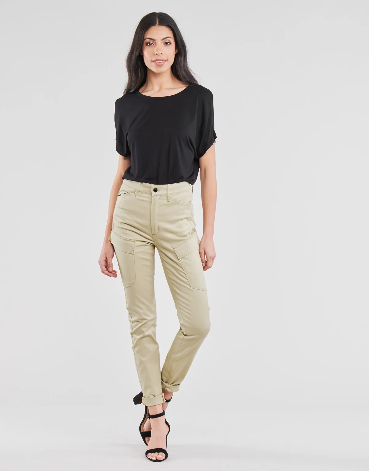 HIGH GSHAPE CARGO SKINNY PANT WMN