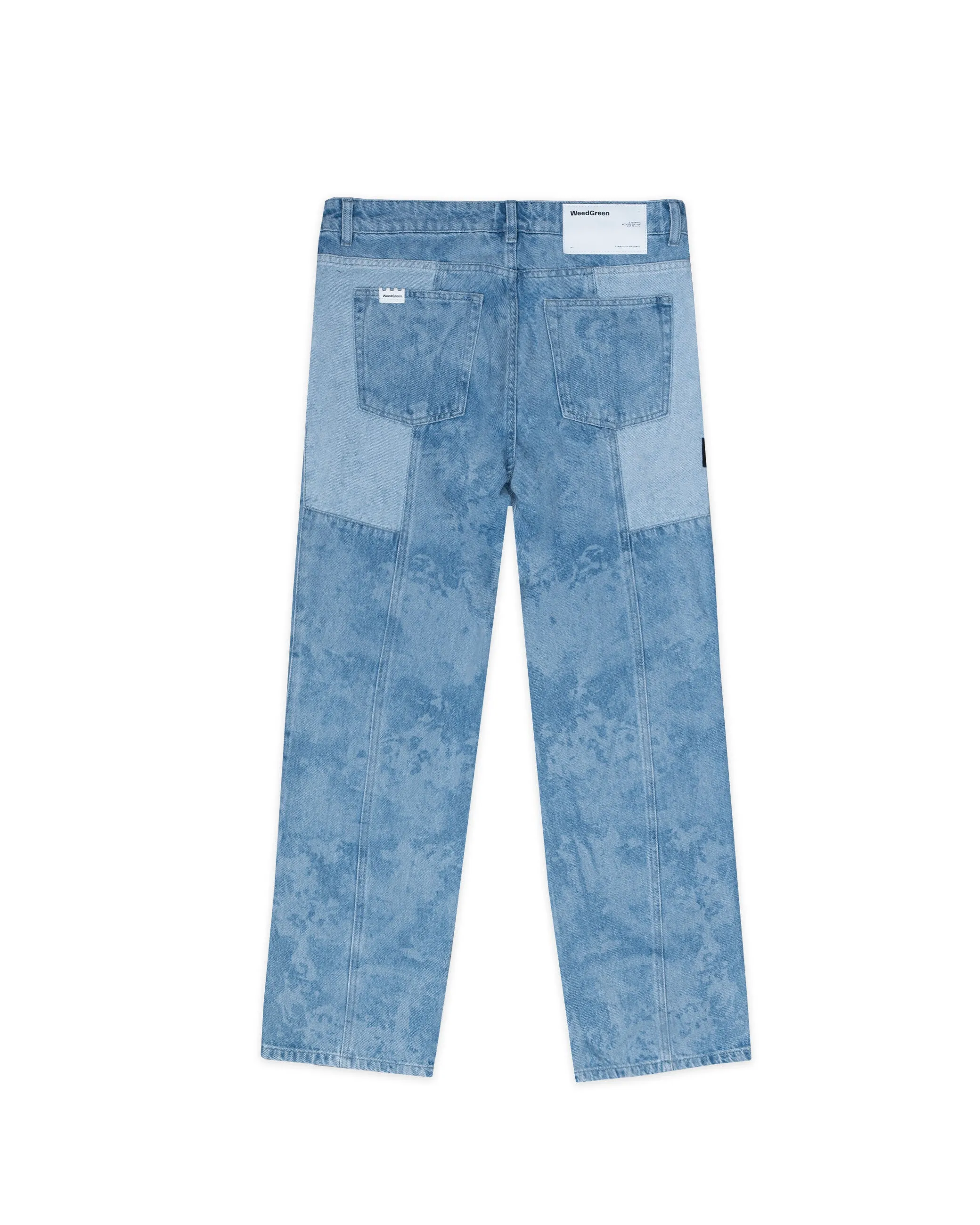 JEAN 420 PATCH HOMBRE WEEDGREEN ACID WASH CLARO