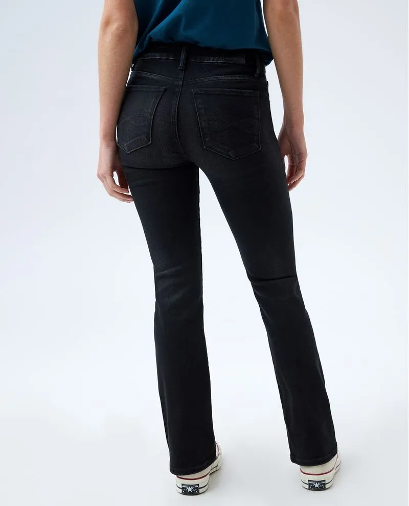 Jean Jegging ultra oscuro para mujer