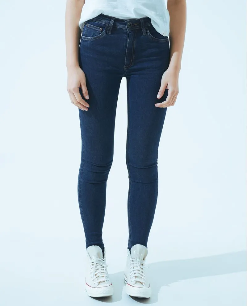 Jean Skinny fit cinco bolsillos para mujer