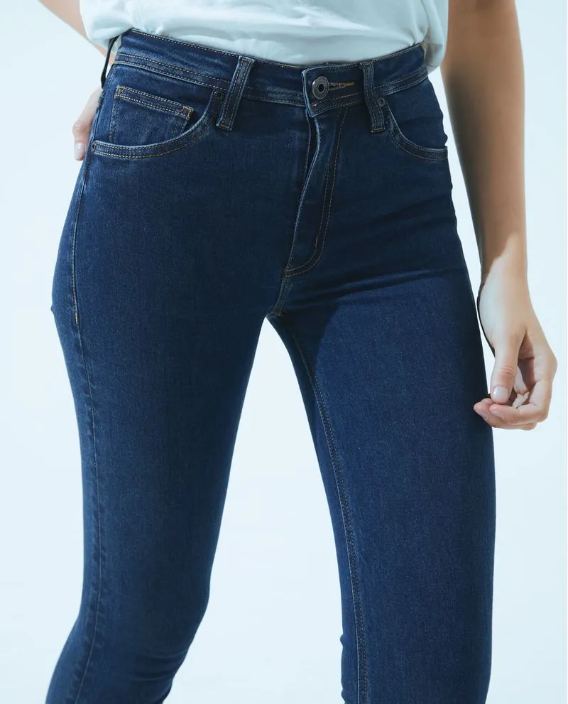 Jean Skinny fit cinco bolsillos para mujer