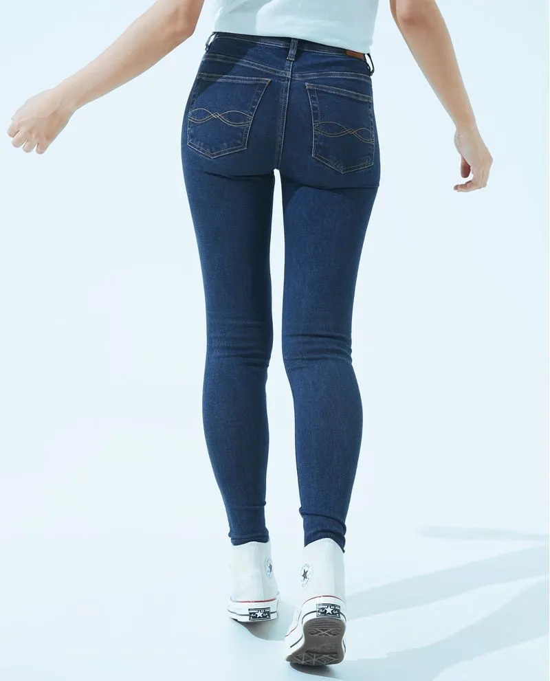 Jean Skinny fit cinco bolsillos para mujer