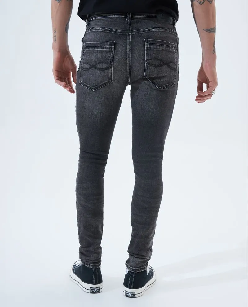 Jean Skinny fit tiro bajo para hombre