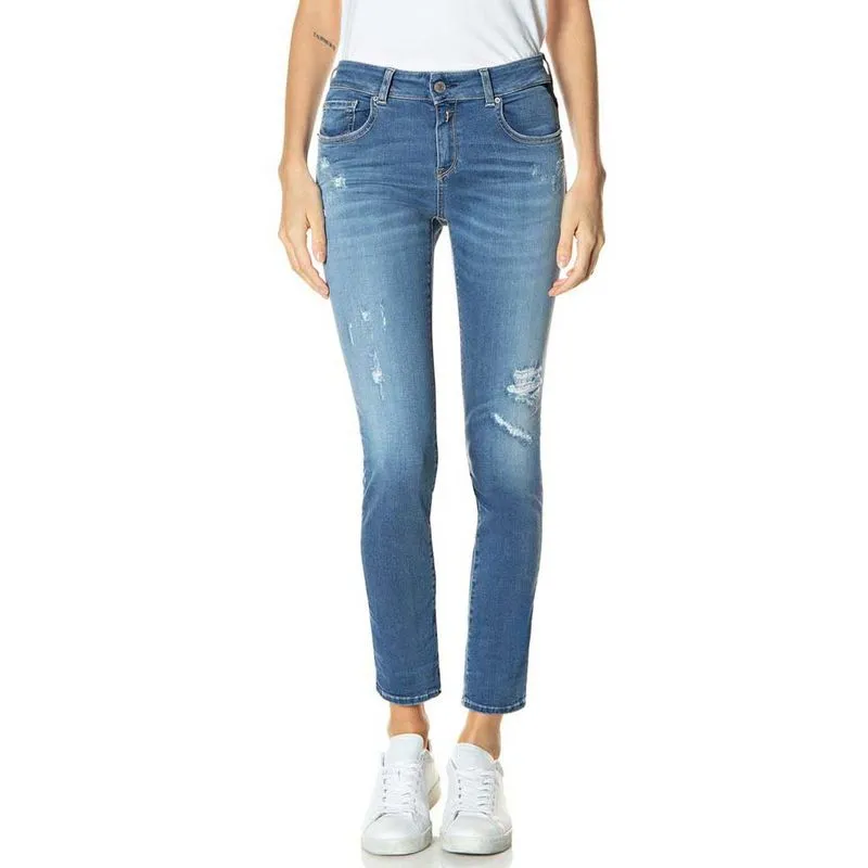 Jean Stretch Para Mujer Faaby Replay 52756