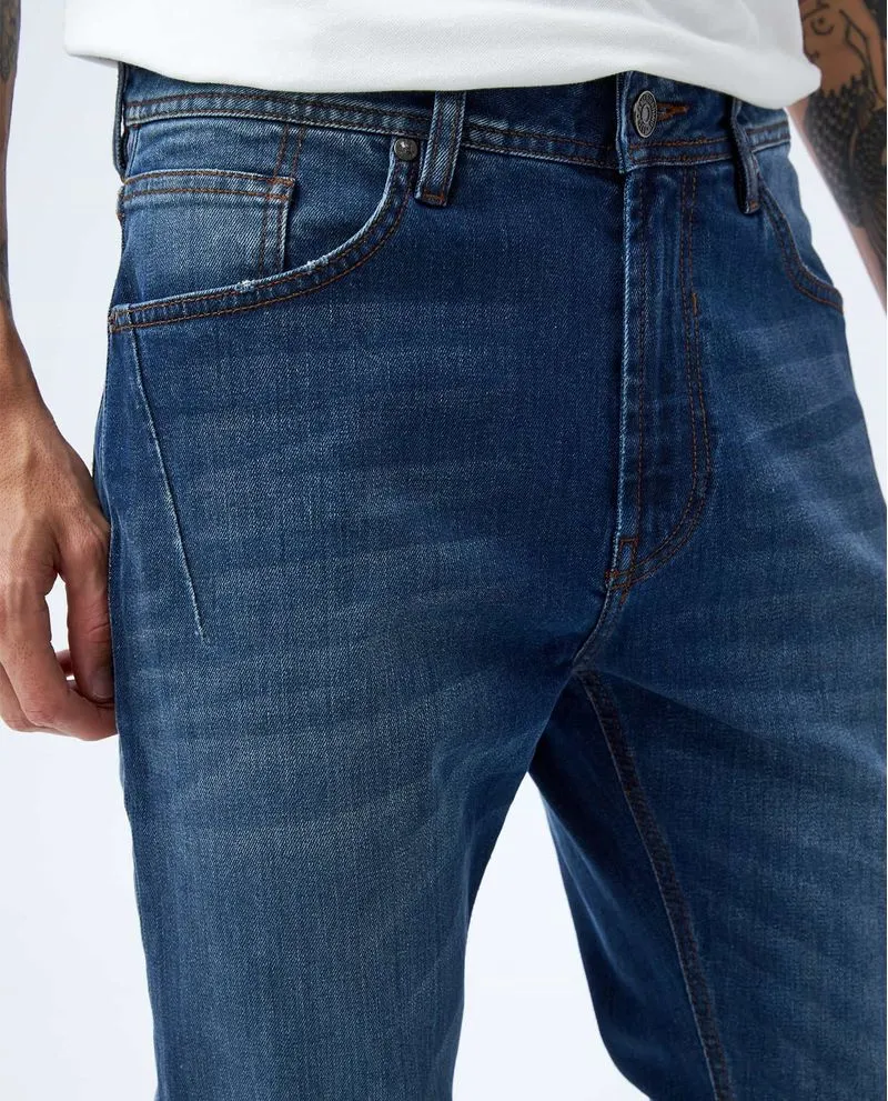 Jean Tapared oscuro para hombre