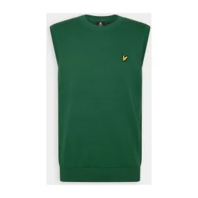 KN1819V CREW NECK VEST-W510 ENGLISH GREEN