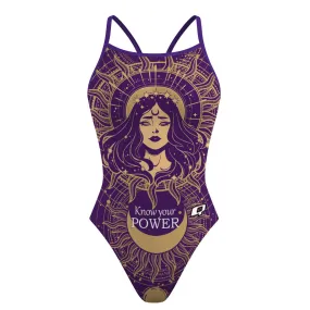 Know your power - Skinny Strap Swimsuit