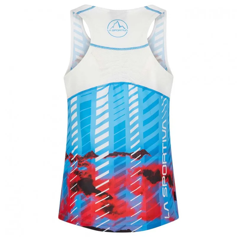 La Sportiva Sky Tank W camiseta de tirantes (Malibu Blue / Hibiscus) mujer