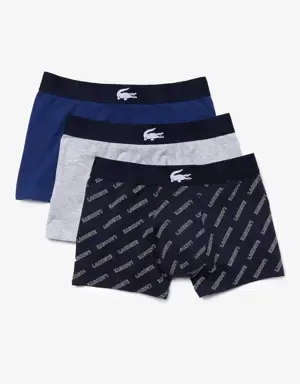 Lacoste Pack de 3 calzoncillos de hombre en algodón stretch