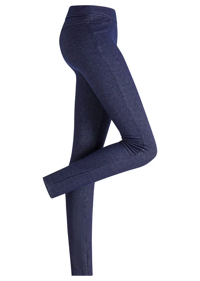 Leggings térmicos Azul jaspeado