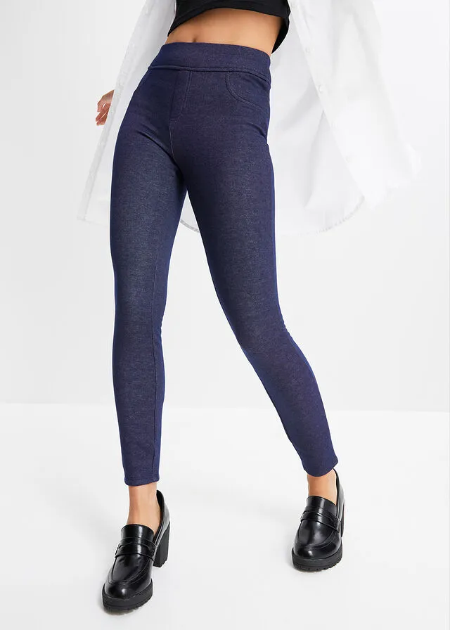 Leggings térmicos Azul jaspeado