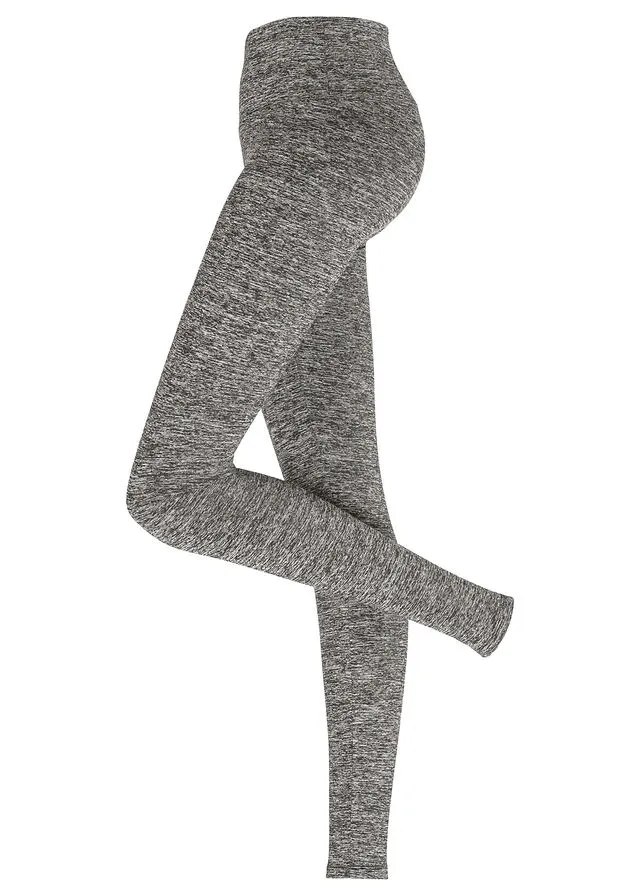 Leggings térmicos Gris jaspeado