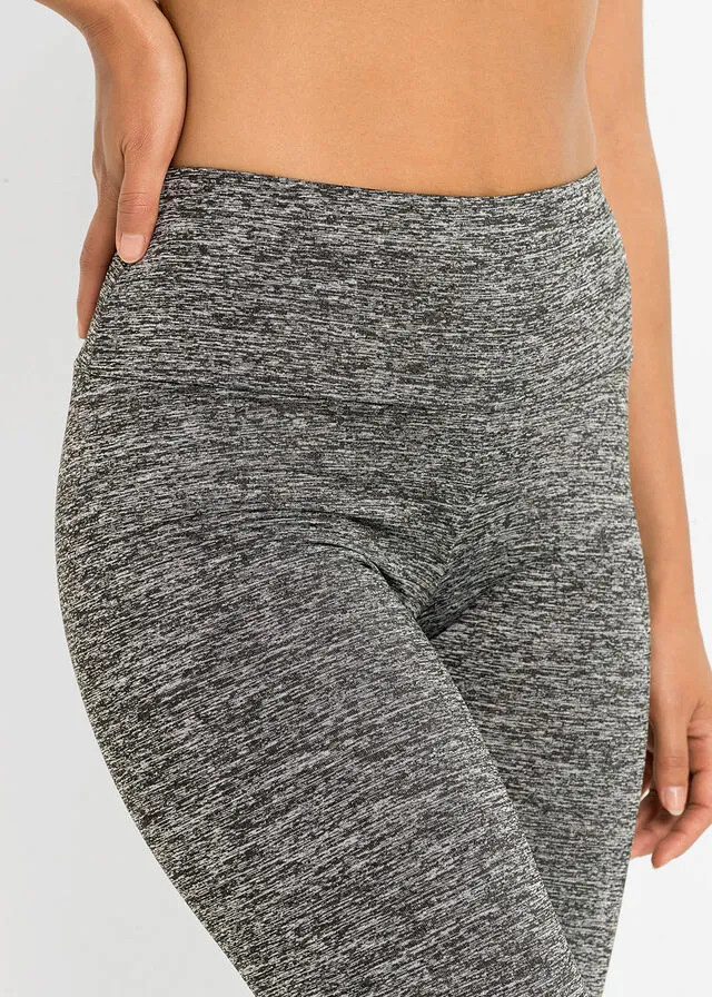 Leggings térmicos Gris jaspeado