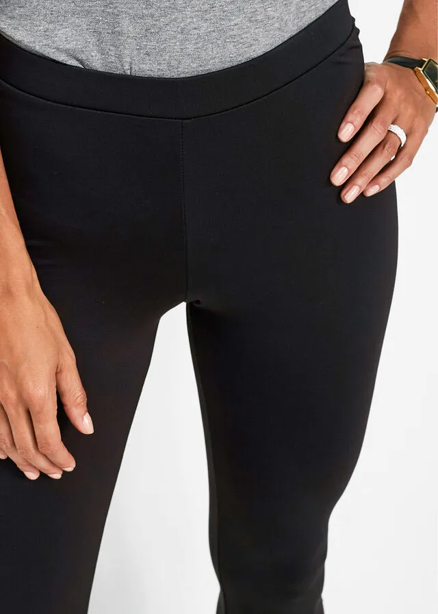 Leggings térmicos Negro-plateado