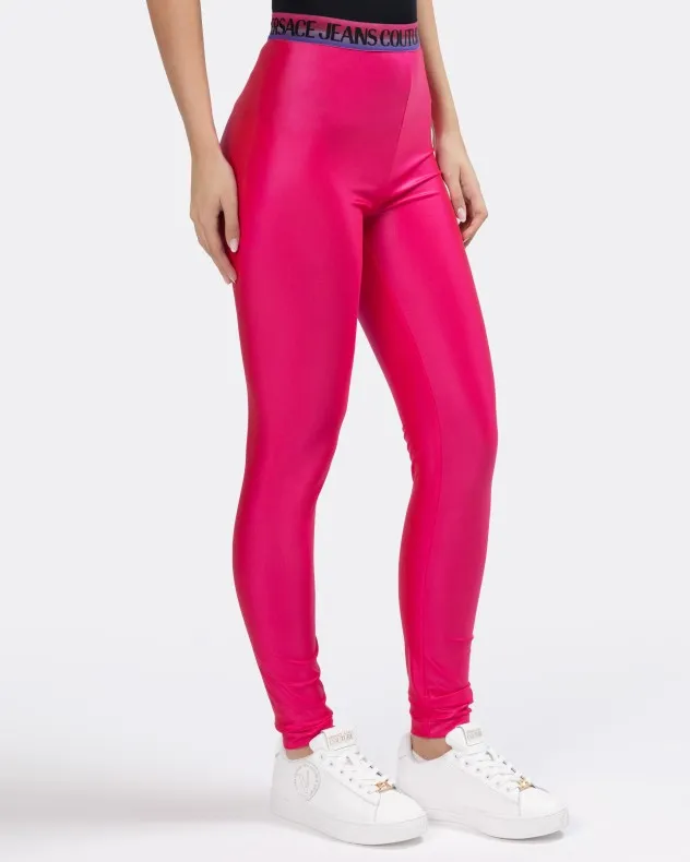 Leggings Versace Jeans Couture 74HAC101 Rosa