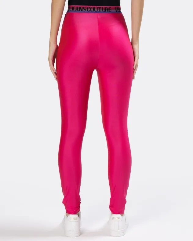 Leggings Versace Jeans Couture 74HAC101 Rosa