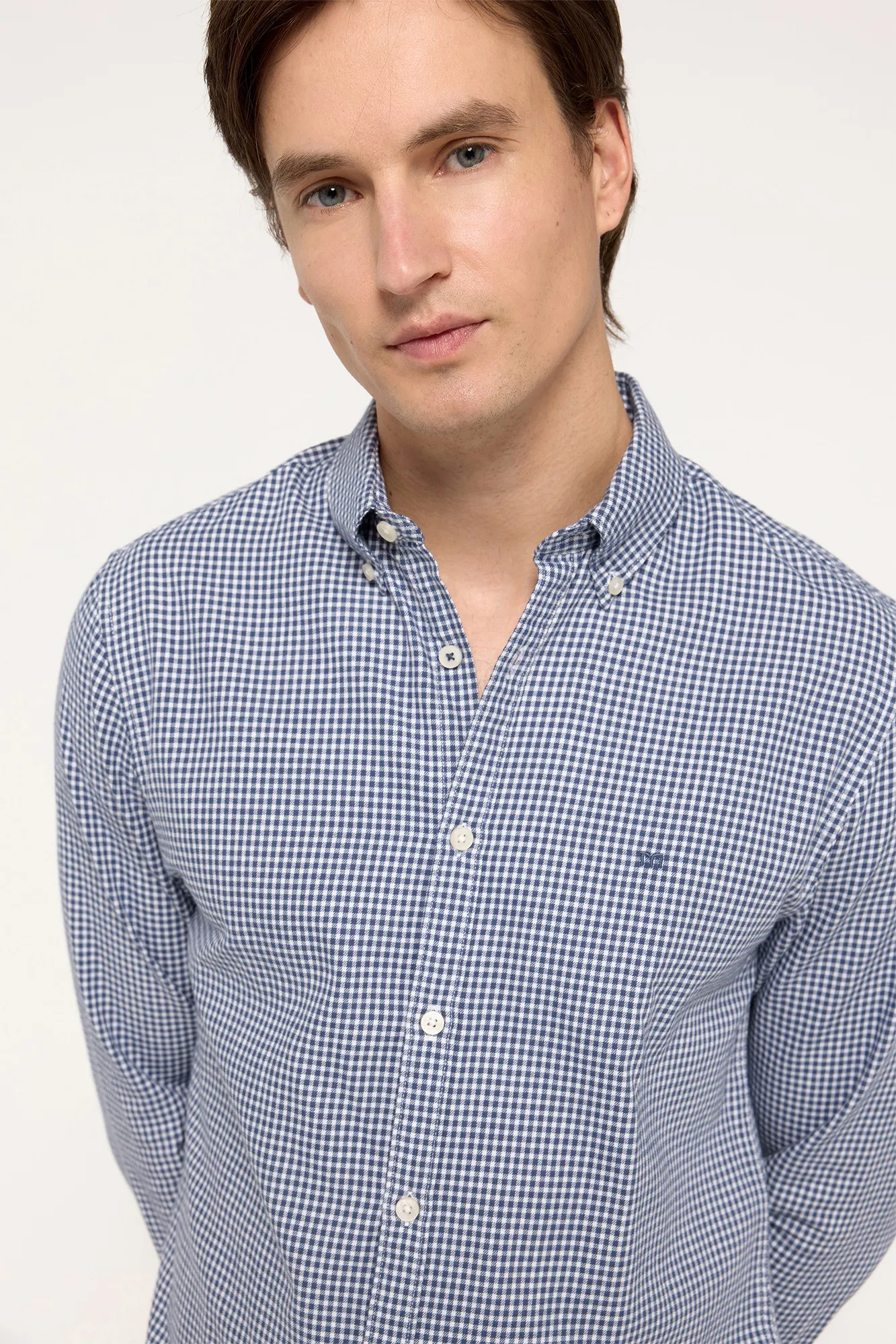 Milano Camisa Twill Cuadros