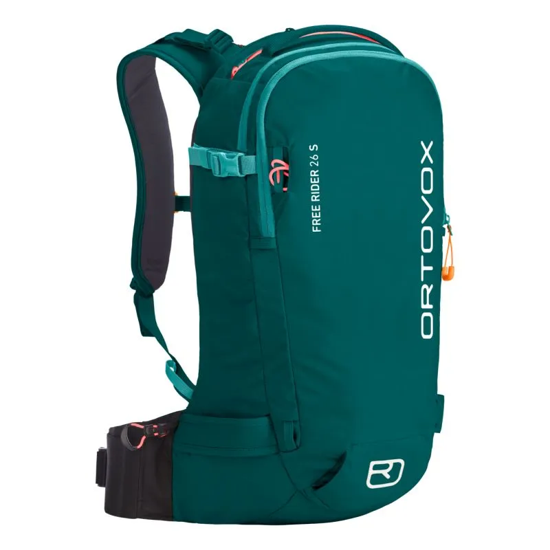 Mochila Ortovox Free Rider 26 S (verde pacífico)