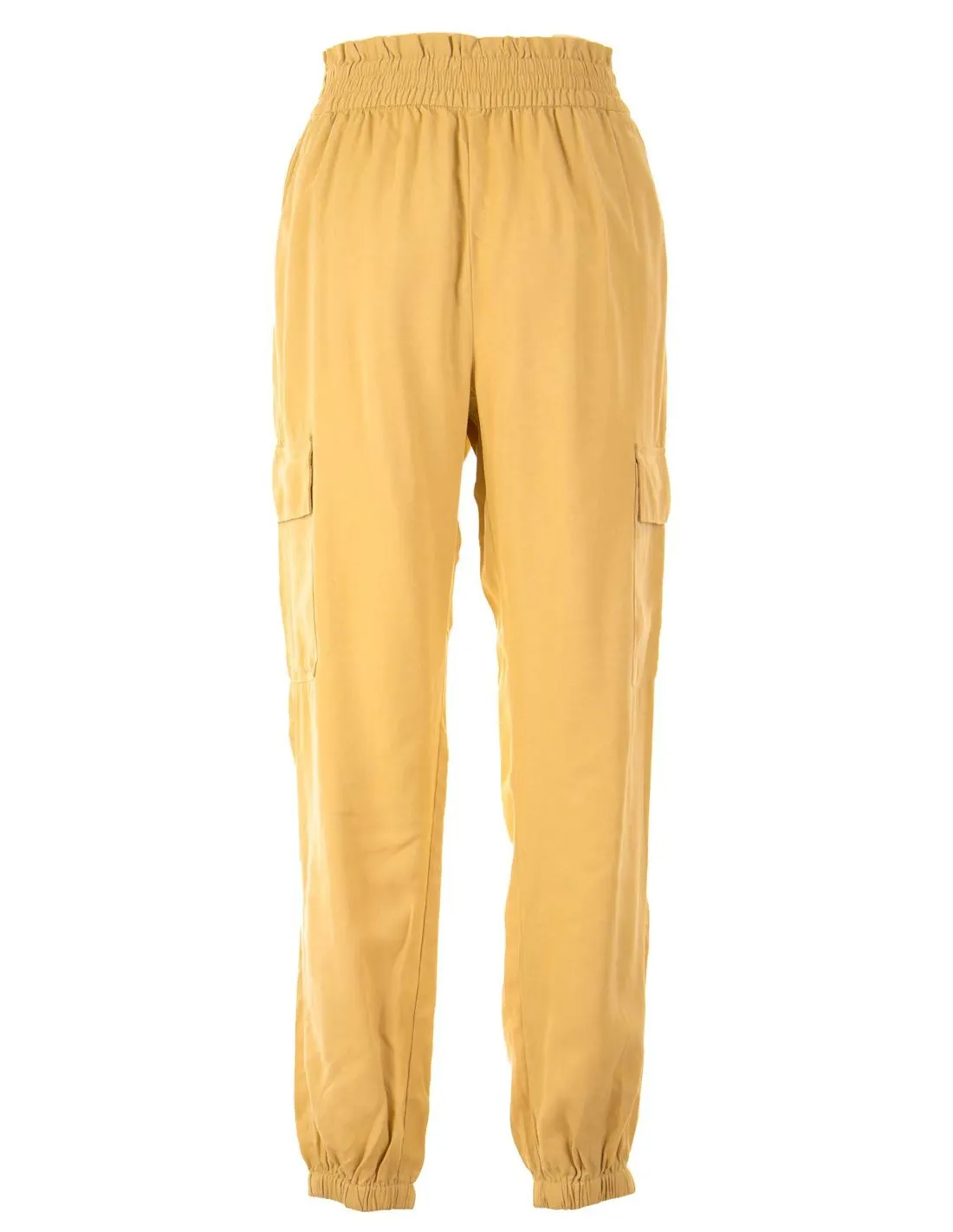 ONLY - Pantalón amarillo OnlAris Life Cargo Mujer