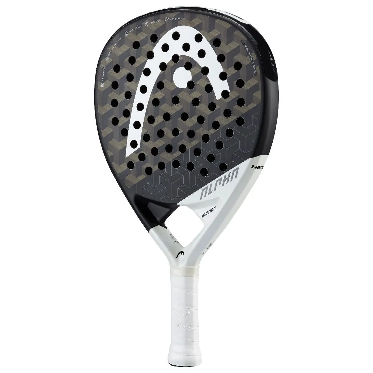 Pala padel Head Graphene 360+ Alpha Motion Negro/Blanco