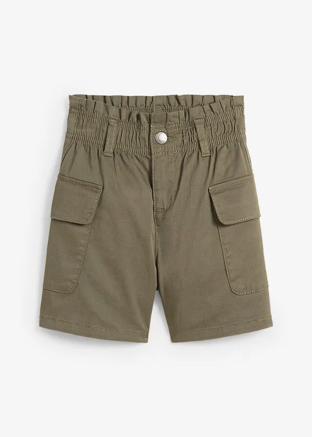 Pantalón corto de estilo cargo Verde oliva