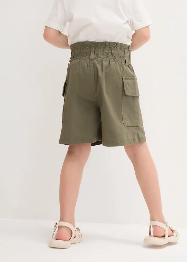 Pantalón corto de estilo cargo Verde oliva