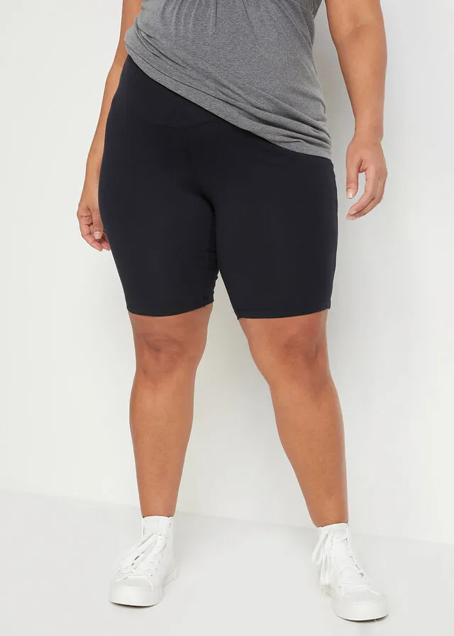 Pantalón de ciclismo premamá (2 unidades) Negro-beige