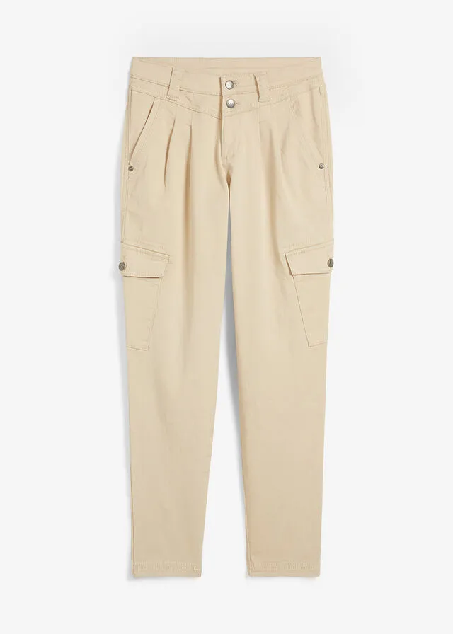 Pantalón de estilo cargo Beige