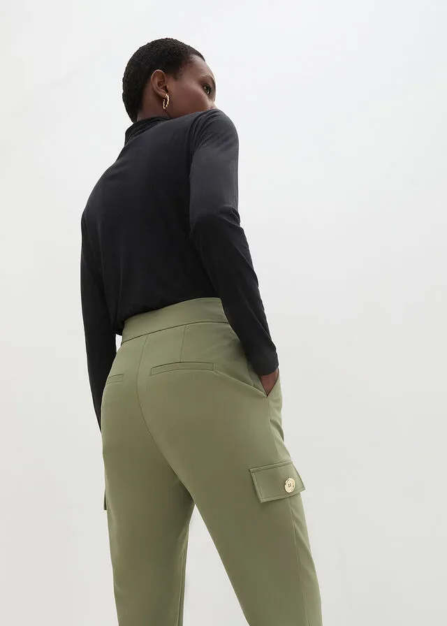 Pantalón de estilo cargo Verde oliva