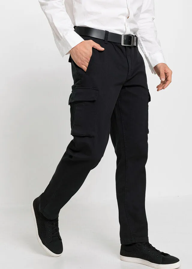 Pantalón de estilo militar Negro