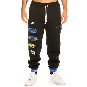 Pantalón deportivo GRIMEY cómodo UNISEX Arch Rival Sweatpants Negro Ref. GRTS188-FW20-BLK negro parches bordados