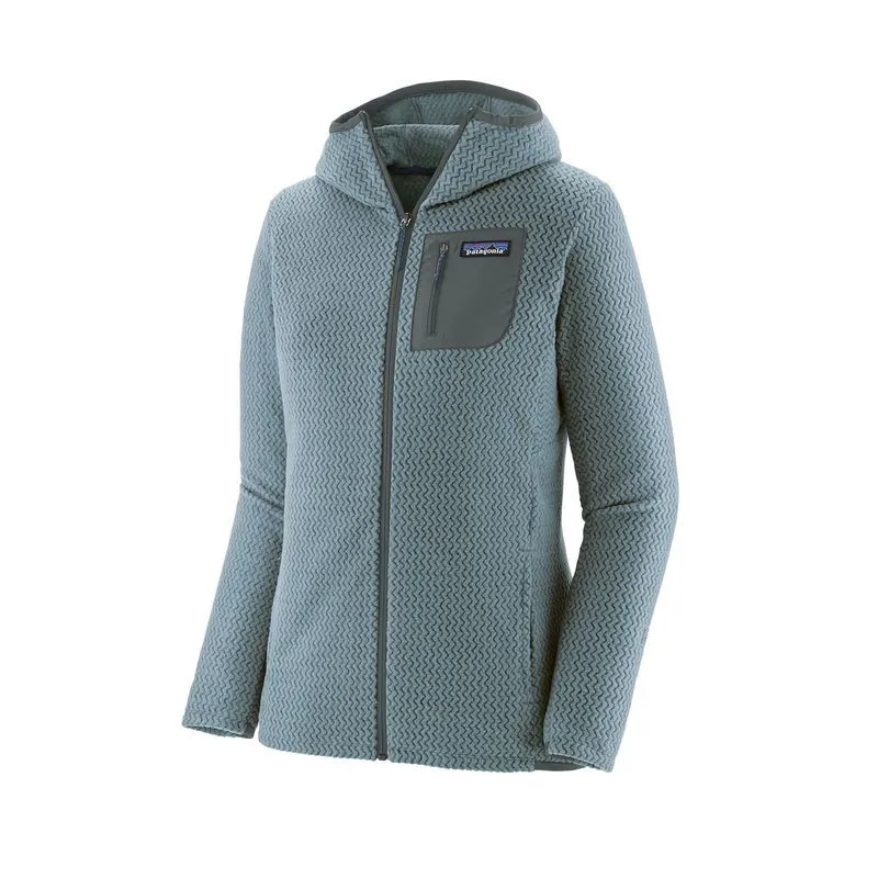 Patagonia R1 Air Sudadera con capucha y cremallera (Steam Blue) Mujer