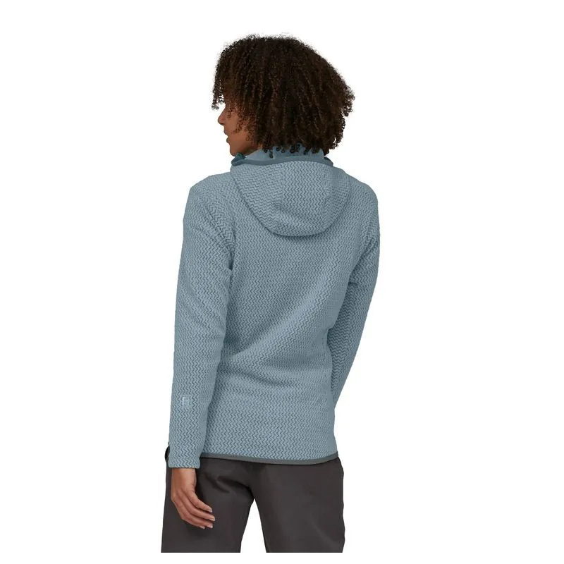 Patagonia R1 Air Sudadera con capucha y cremallera (Steam Blue) Mujer