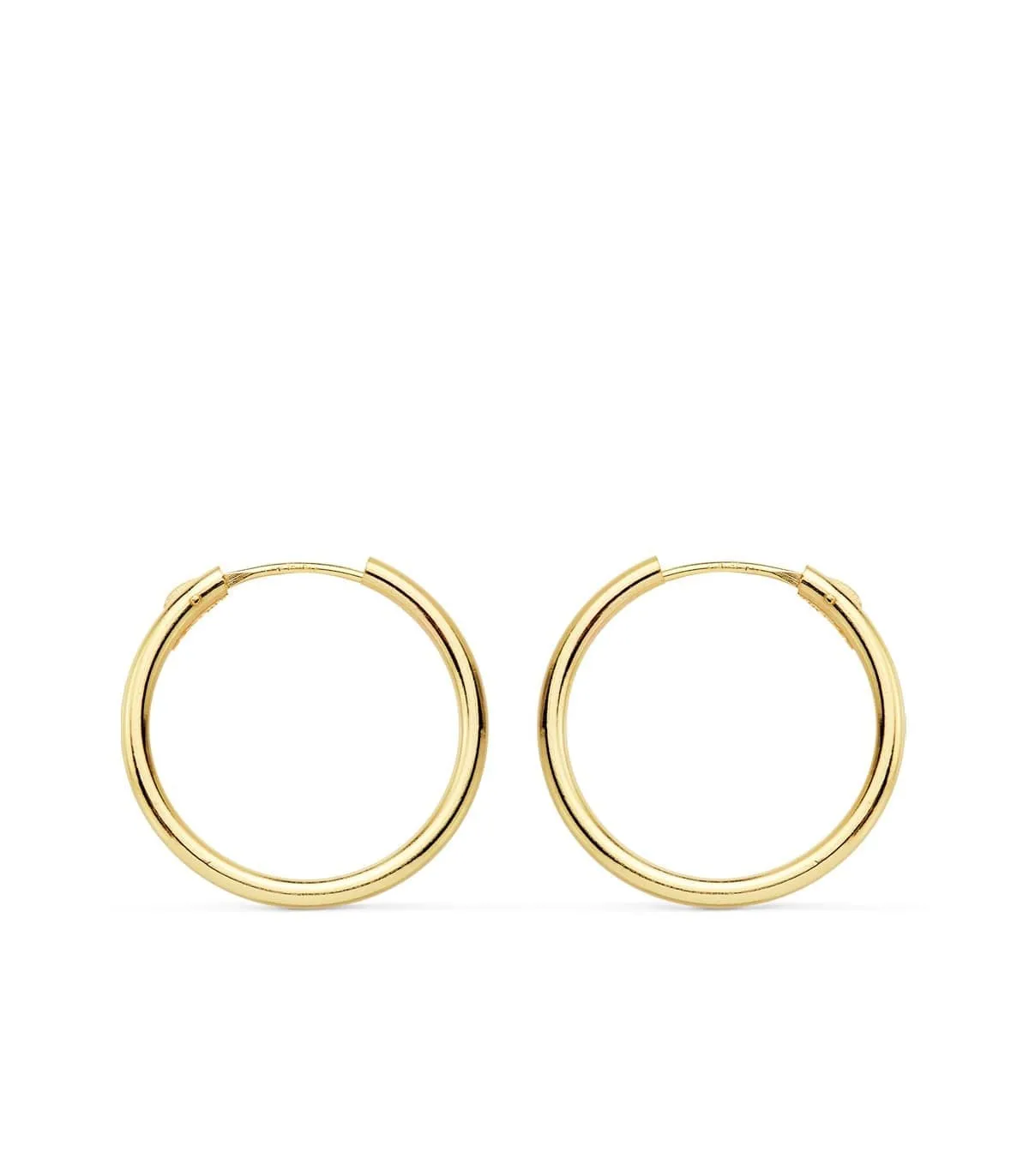 Pendientes Aros Morgana Oro 18K 18mm