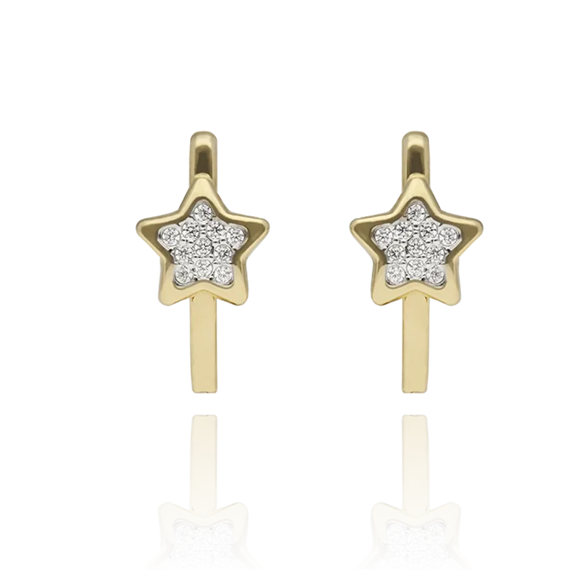 PENDIENTES "VALLEY" ORO 18K