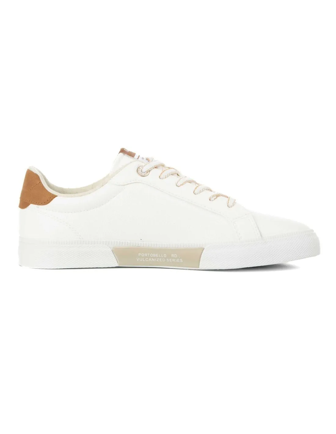 PEPE JEANS - Zapatillas blanco y marrón Kenton Max PLS31445 Mujer